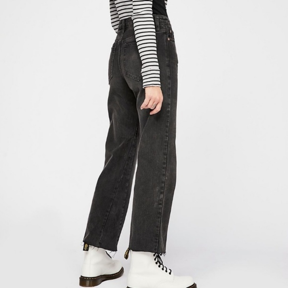 Free People Vintage Crop Straight-Leg Jeans